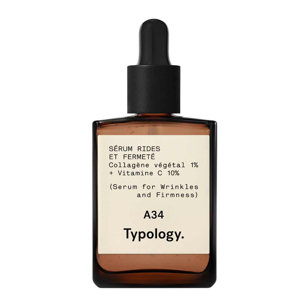 Serum for Wrinkles and Firmness 1% Plant Collagen + 10% Vitamin C — Typology