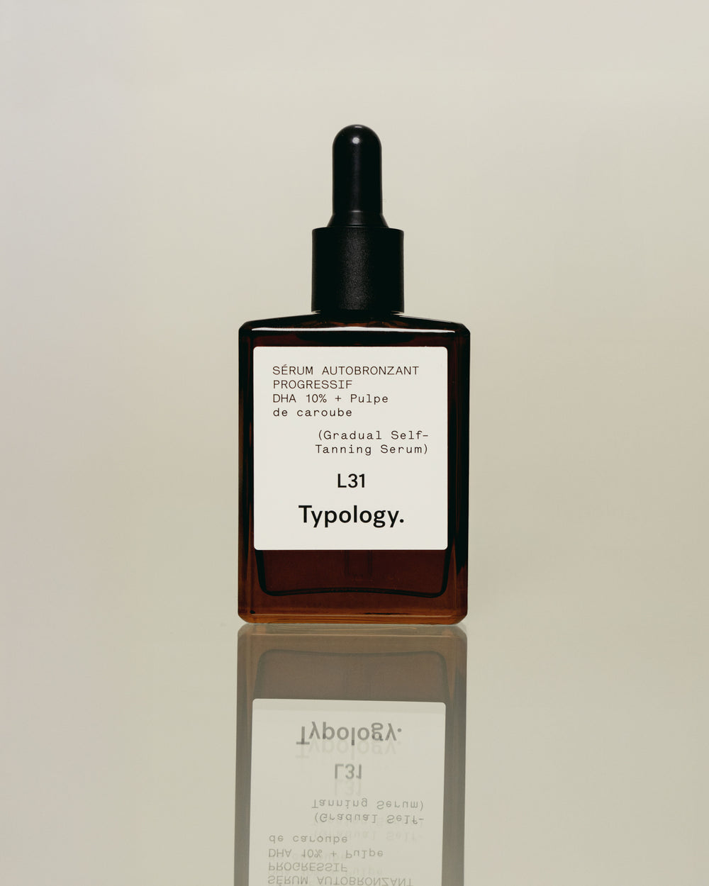 Gradual Self-Tanning Serum 10% Plant-Based DHA + Carob Pulp — Typology