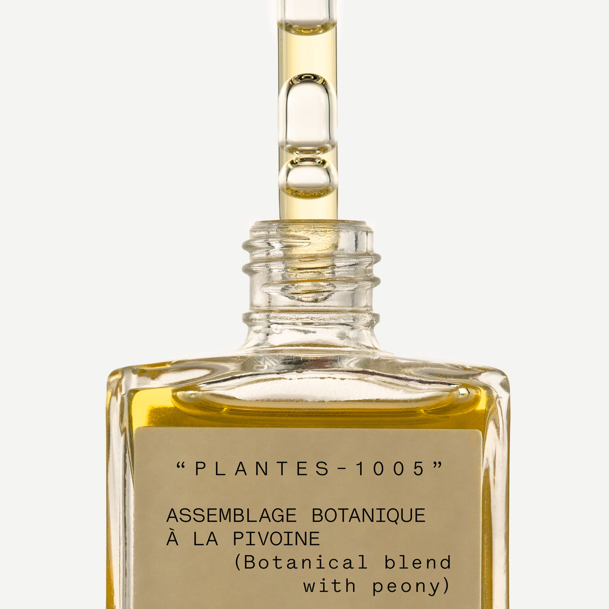 Purifying Night Serum Botanical Blend with Peony — Typology
