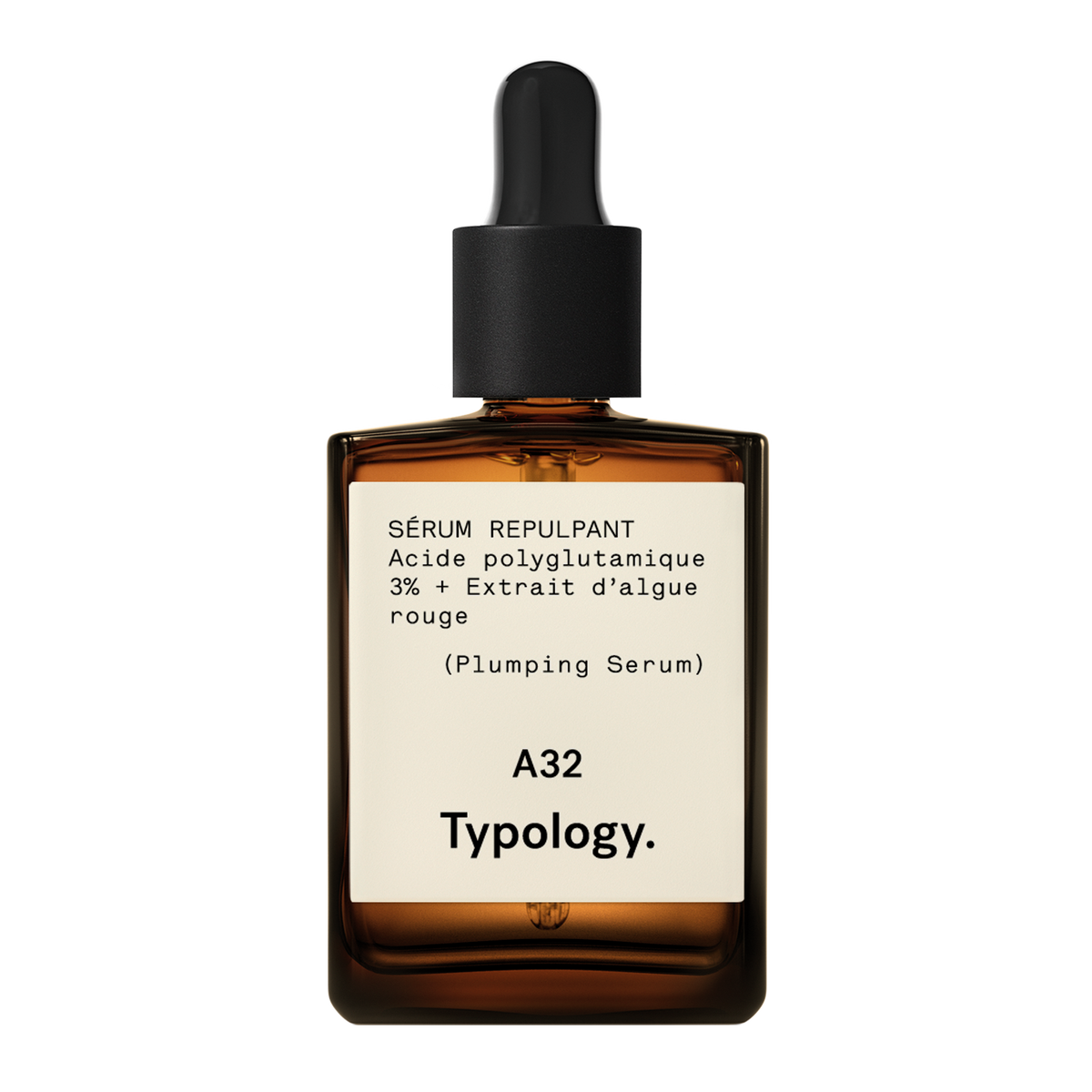 Plumping Serum 3% Polyglutamic Acid + Red Seaweed Extract — Typology