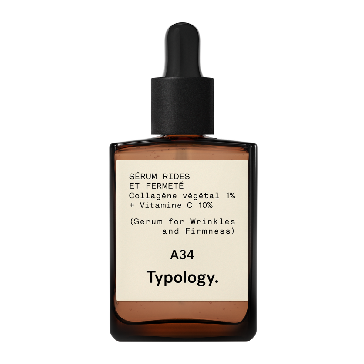 Serum for Wrinkles and Firmness 1% Plant Collagen + 10% Vitamin C — Typology