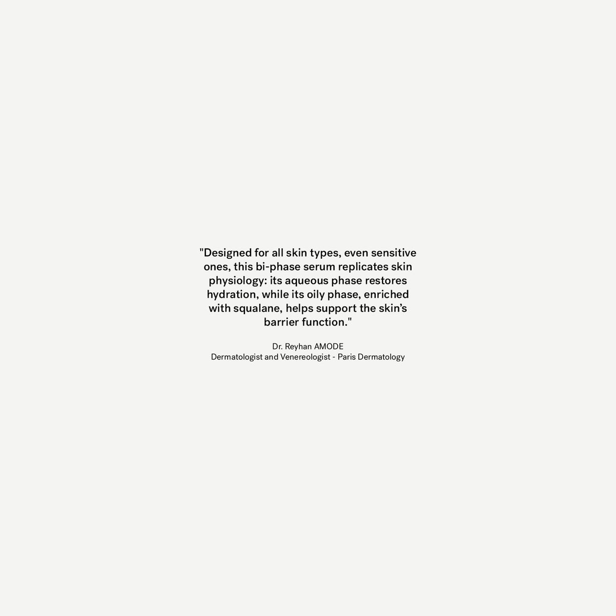 Bi-Phase Repairing Serum 3% NMF Complex + Squalane — Typology