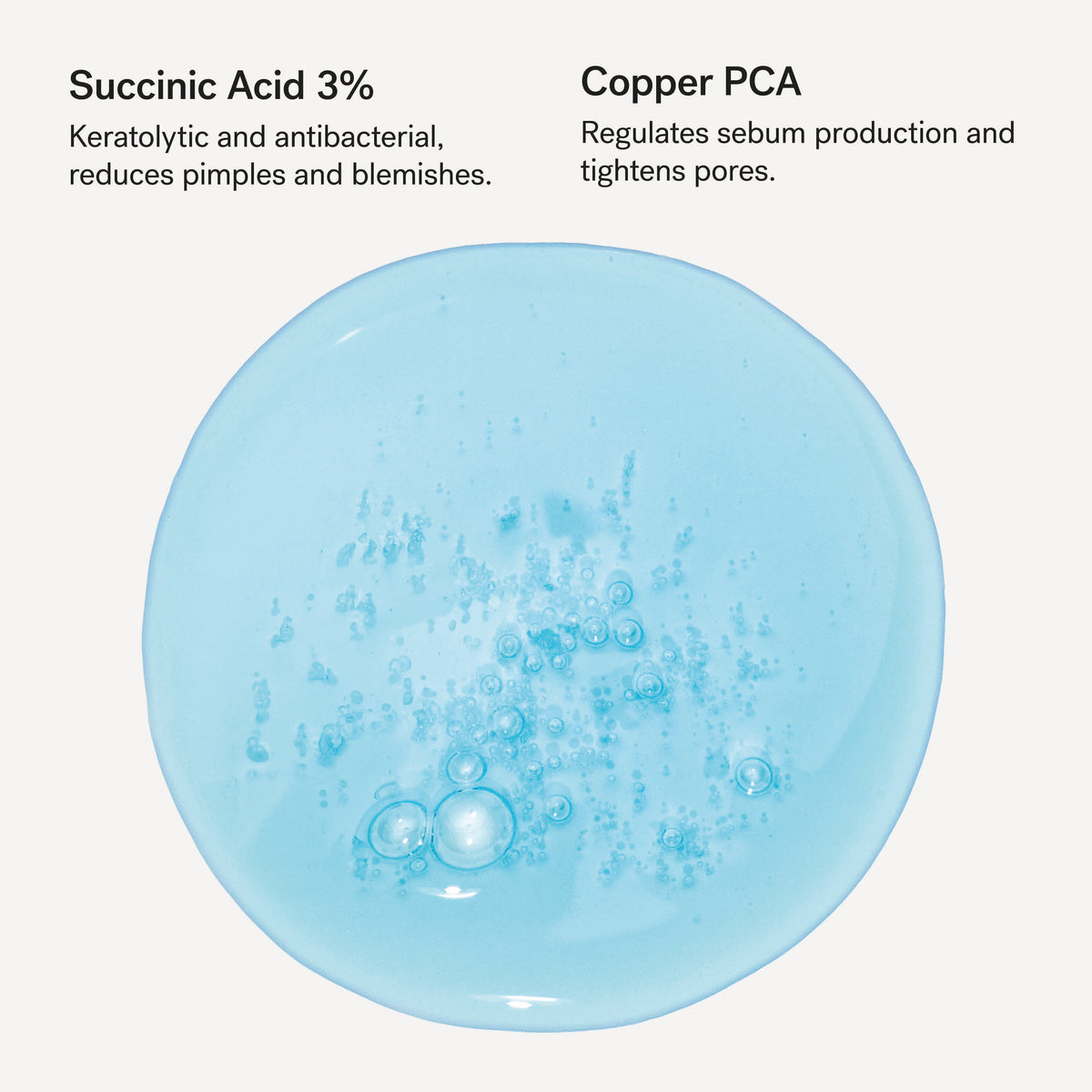 Day Serum for Blemishes 3% Succinic Acid + Copper PCA — Typology