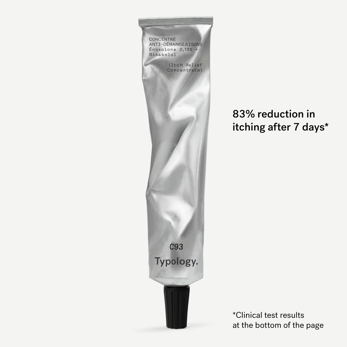 Itch Relief Cream 0.15% Enoxolone + Bisabolol — Typology