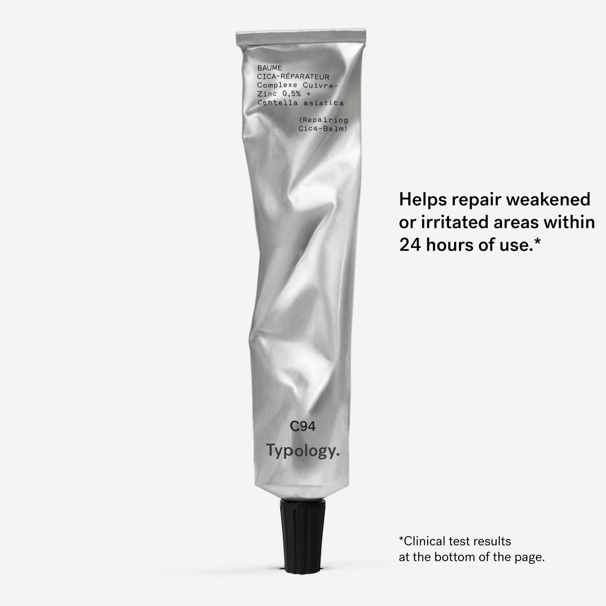 Repairing Cica-Balm 0.5% Zinc-Copper Complex + Centella Asiatica — Typology
