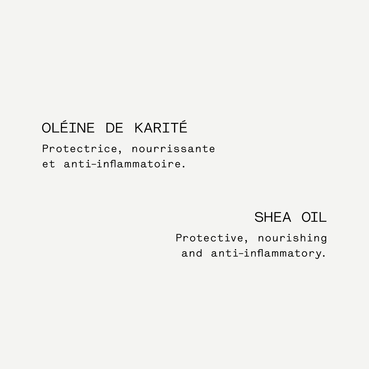 Ingrédient Oléine de Karité