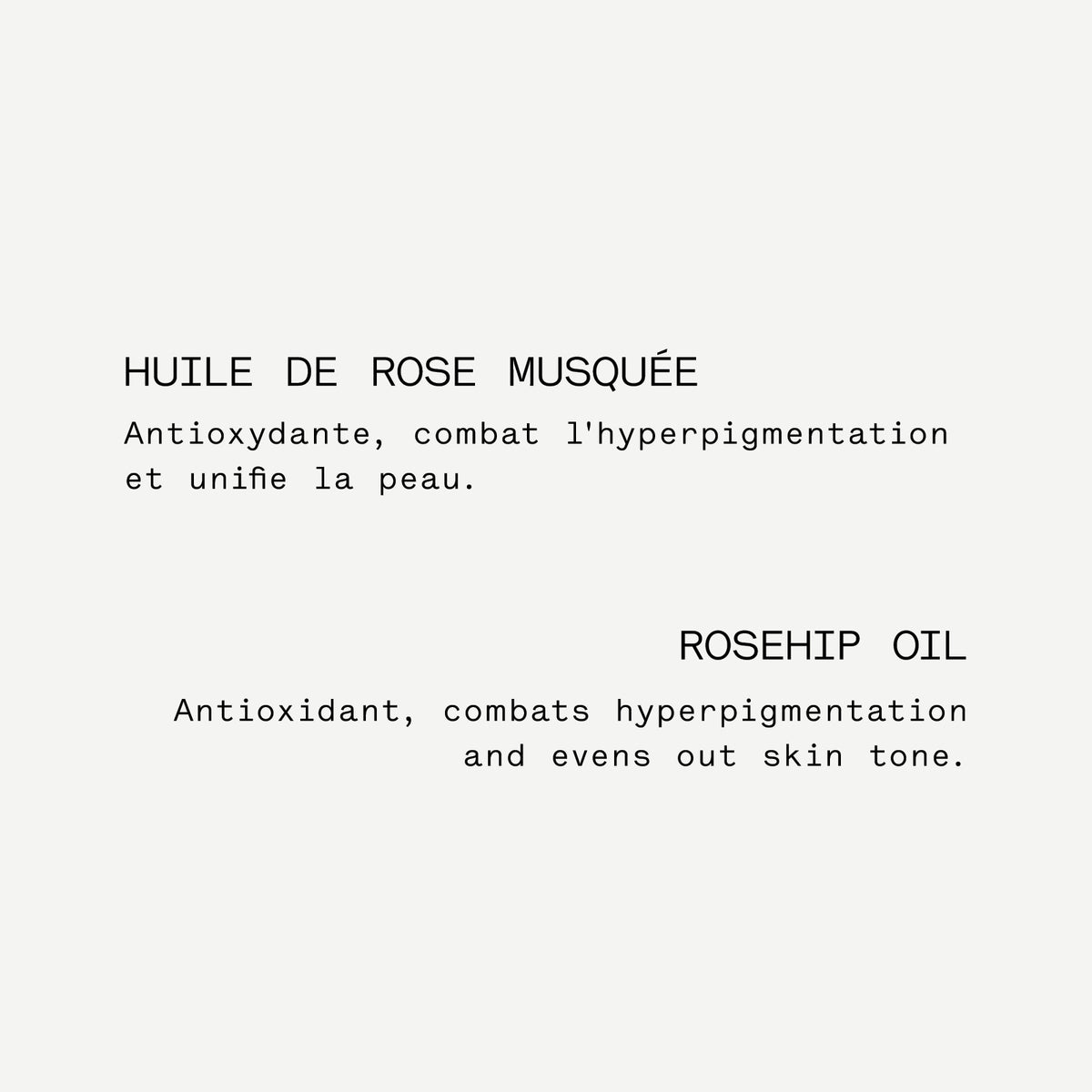 huile de rose musquée