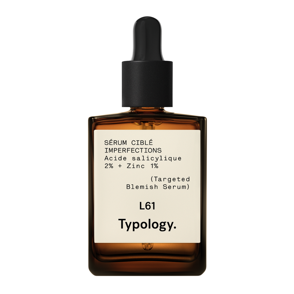 Targeted Blemish Serum  2% Salicylic Acid + 1% Zinc  — Typology