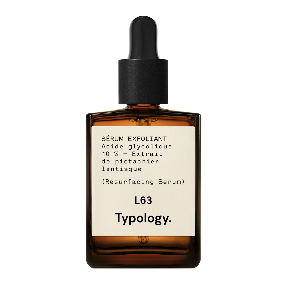 Resurfacing Serum  10% Glycolic Acid + Mastic Tree Extract — Typology