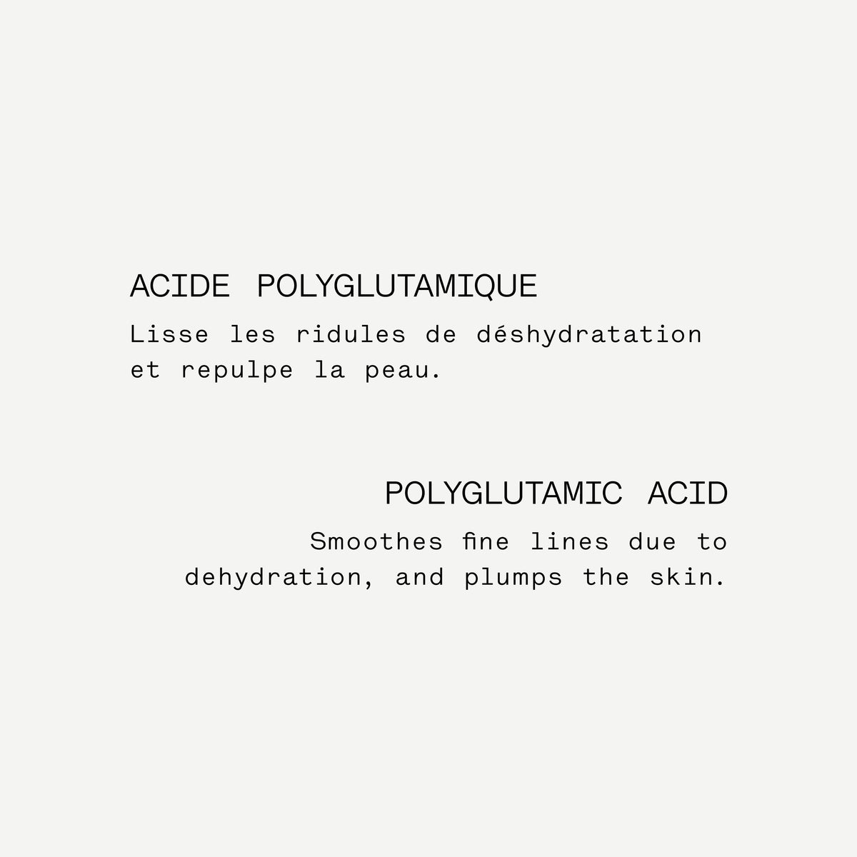 Plumping Serum 3% Polyglutamic Acid + Red Seaweed Extract — Typology
