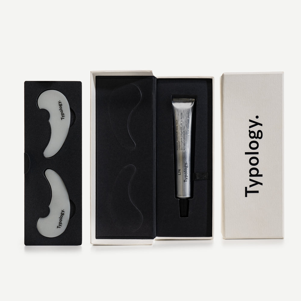 Smoothing Eye Contour Mask Set 1% Plant Collagen + Polyglutamic Acid — Typology