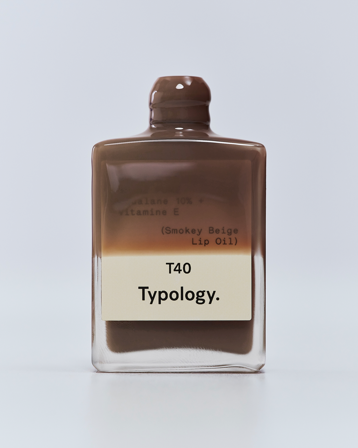 Moisturizing Lip Oil T40 | 10% Squalane + Vitamin E | T40 | Smokey Beige | 0.50 floz