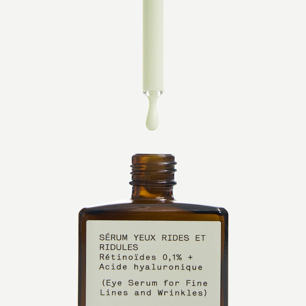 Eye Serum for Fine Lines and Wrinkles 0.1% Retinoids + Hyaluronic Acid — Typology