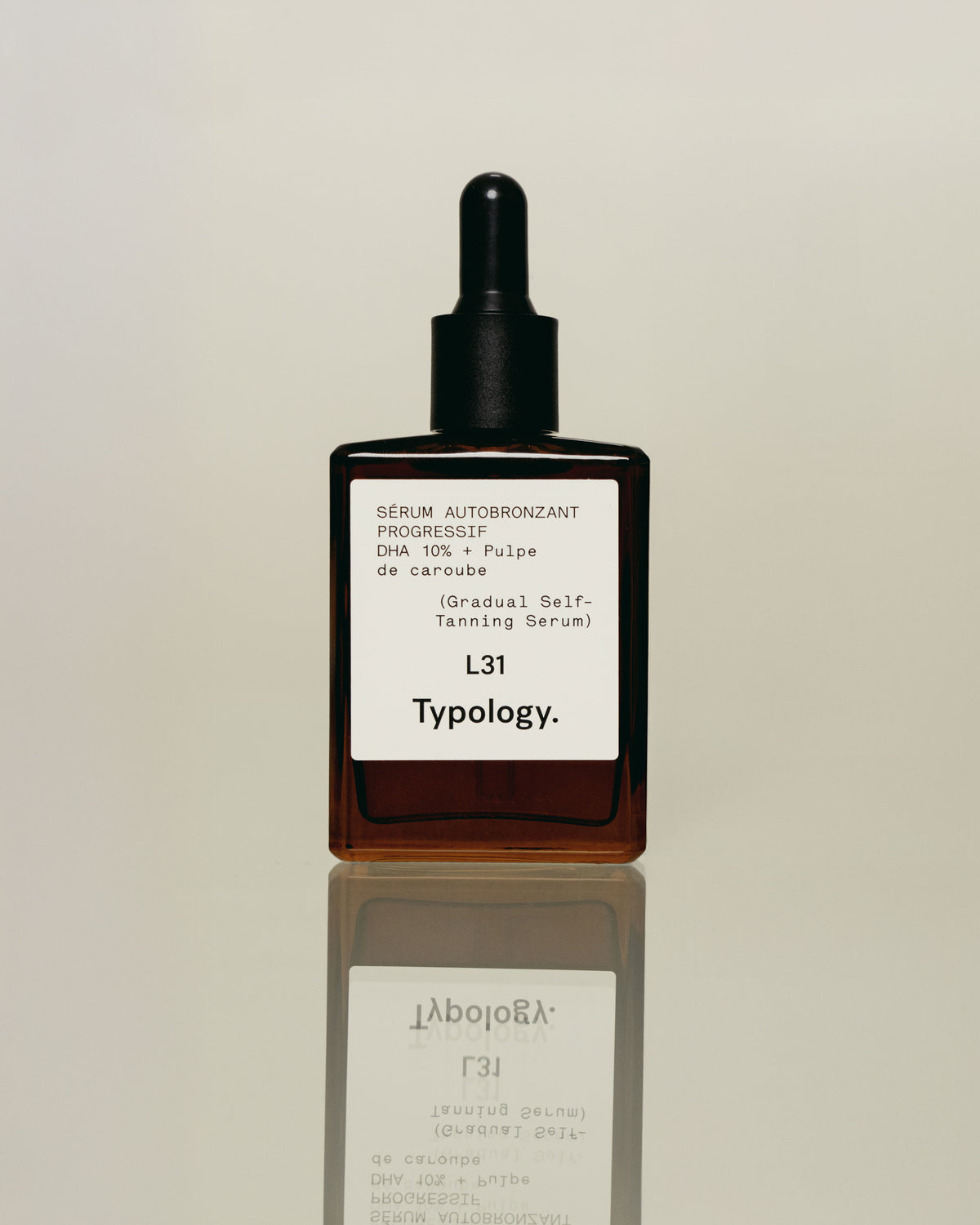 Gradual Self-Tanning Serum 10% Plant-Based DHA + Carob Pulp — Typology