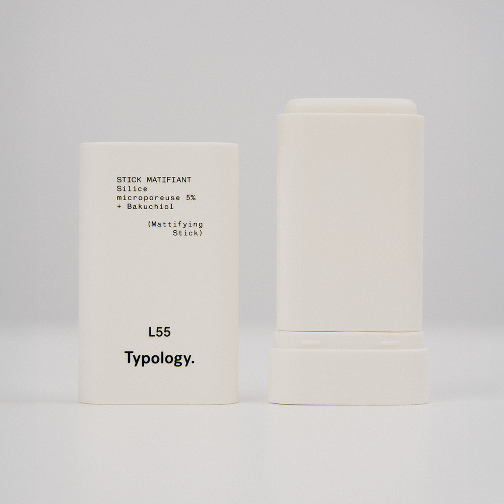 Mattifying Face Stick  5% Microporous Silica + Bakuchiol — Typology