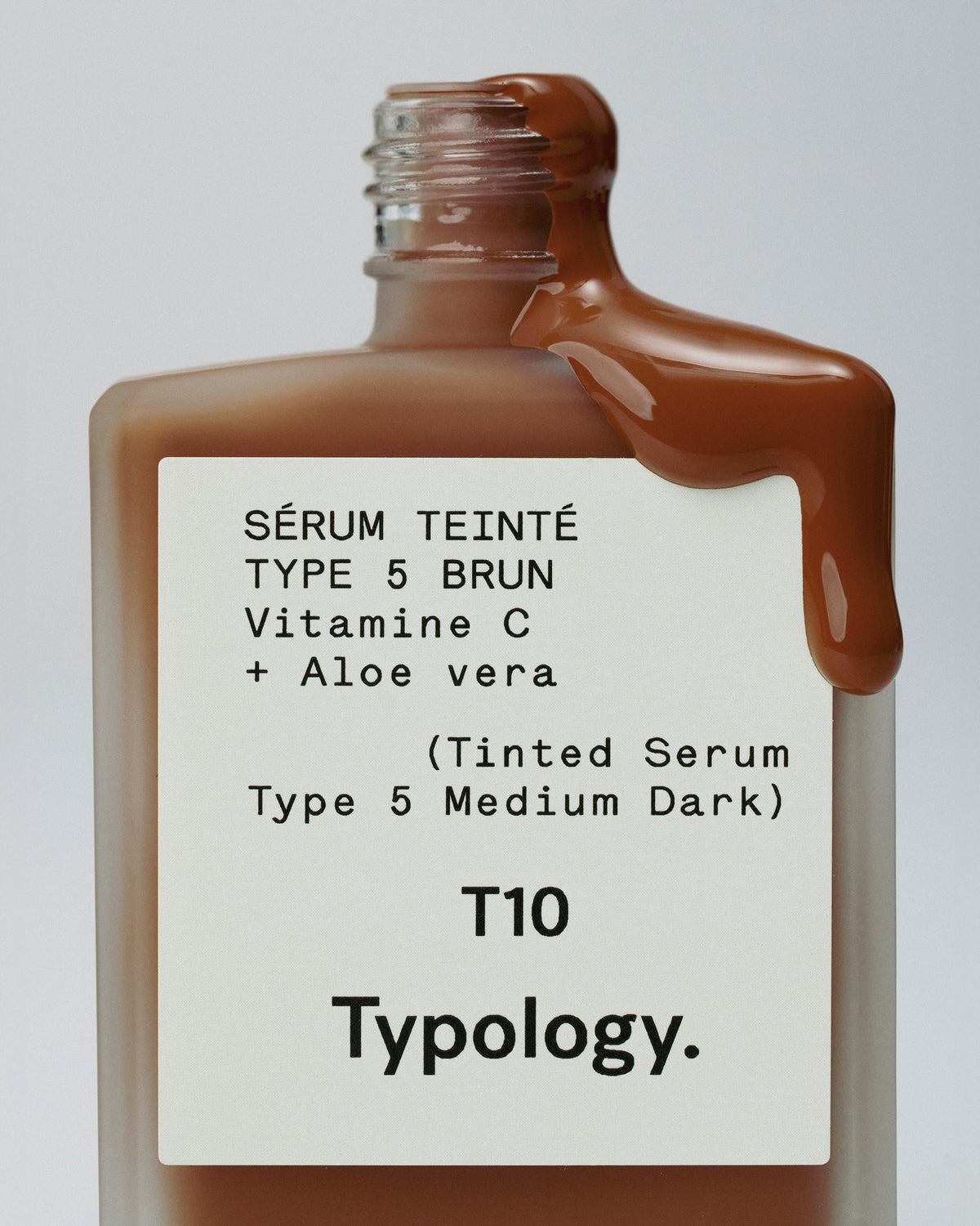 Tinted Serum T10 | Vitamin C + Aloe Vera | T10 | Type 5 | Medium dark | 1 floz