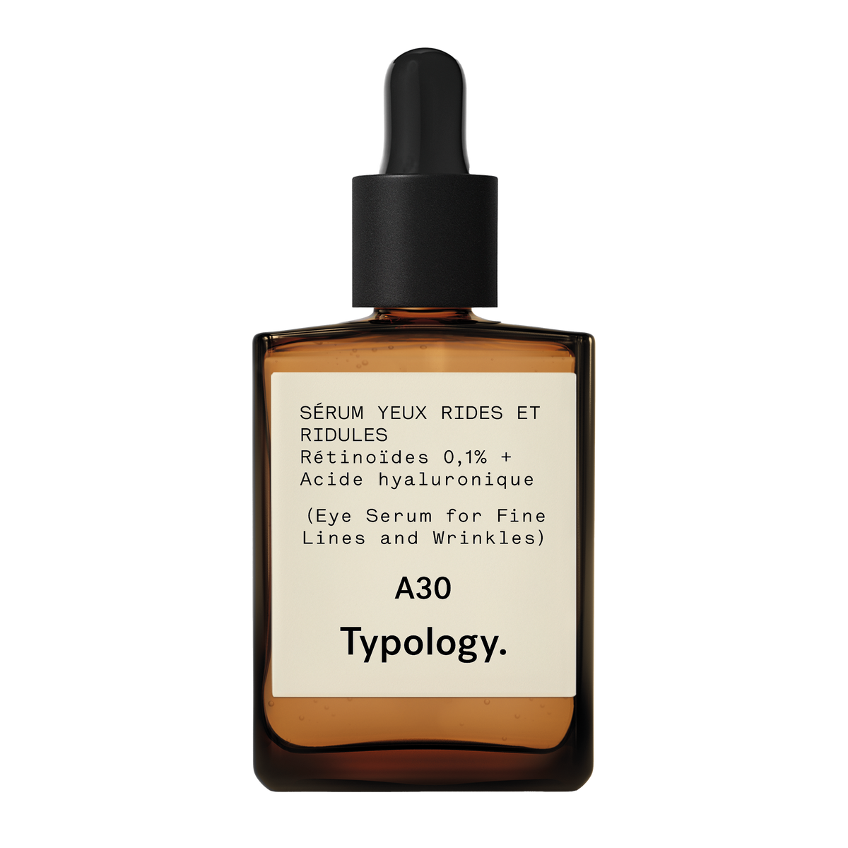 Eye Serum for Fine Lines and Wrinkles 0.1% Retinoids + Hyaluronic Acid — Typology