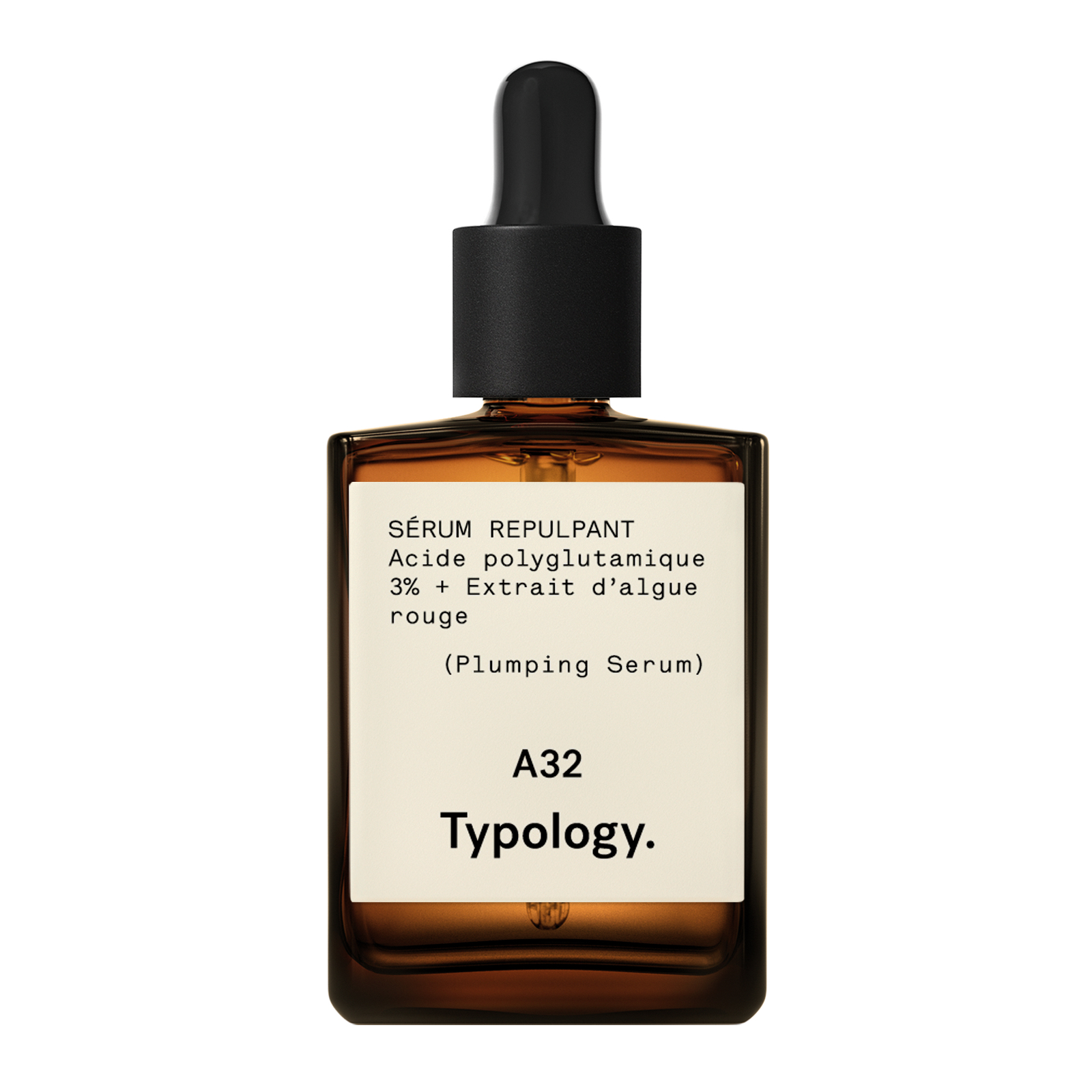 Plumping Serum 3% Polyglutamic Acid + Red Seaweed Extract — Typology